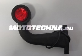 Svítilna poziční tykadlo LED 12/24V - zahnutá
